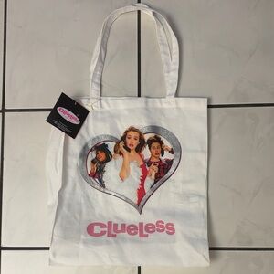 Clueless White Tote bag